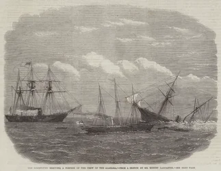 De Deerhound die een Deel van de Bemanning van de Alabama redt